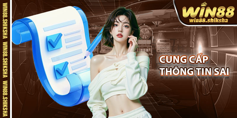 Cung Cấp Thông Tin Sai